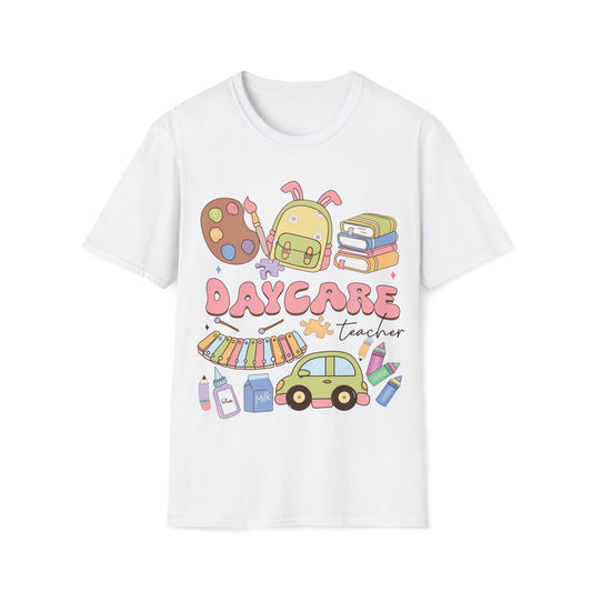 Daycare Teacher - Cute, Graphic, Playful Teacher T-shirt - Back to School