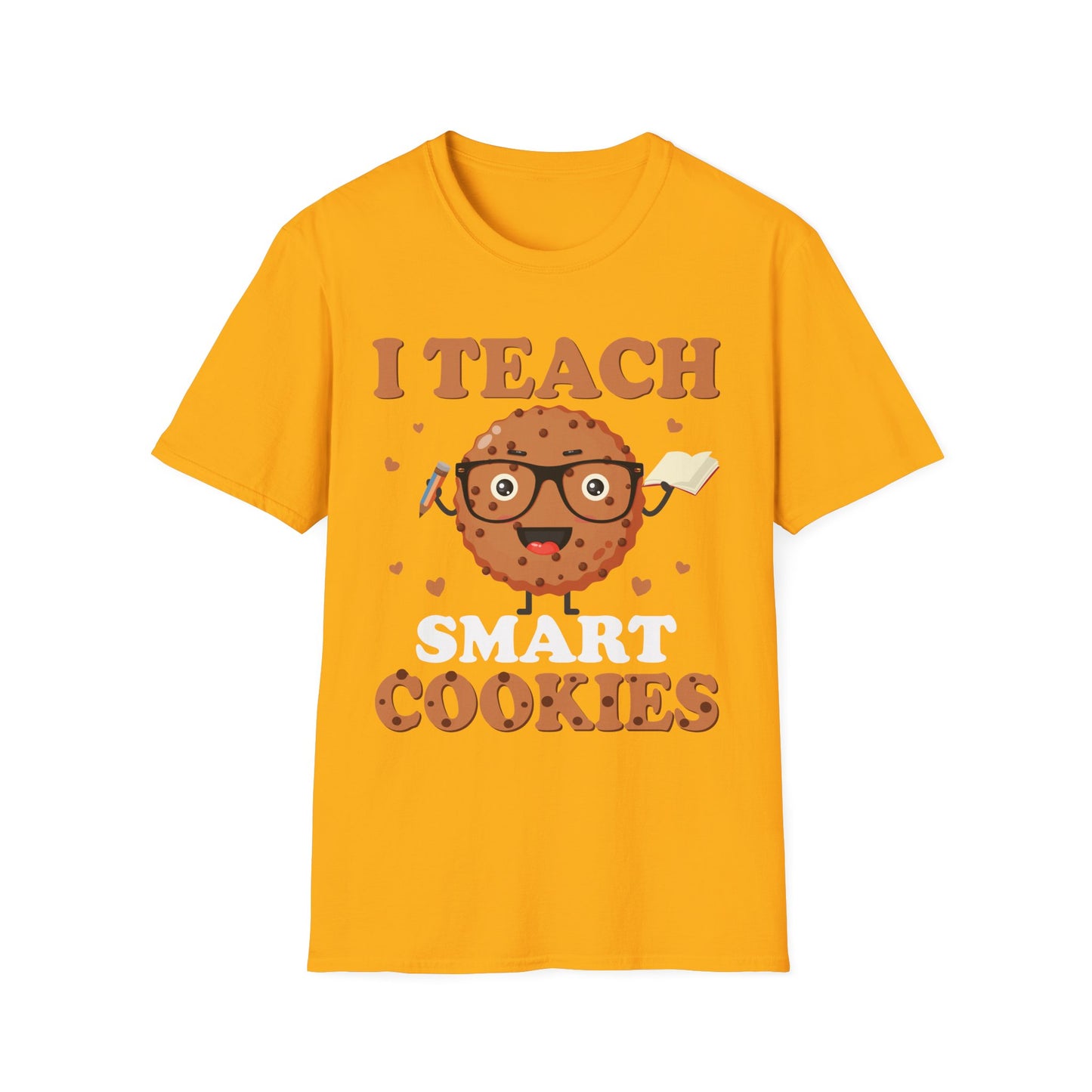 I Teach Smart Cookies - Colorful + Bright Unisex Short Sleeve T-Shirt