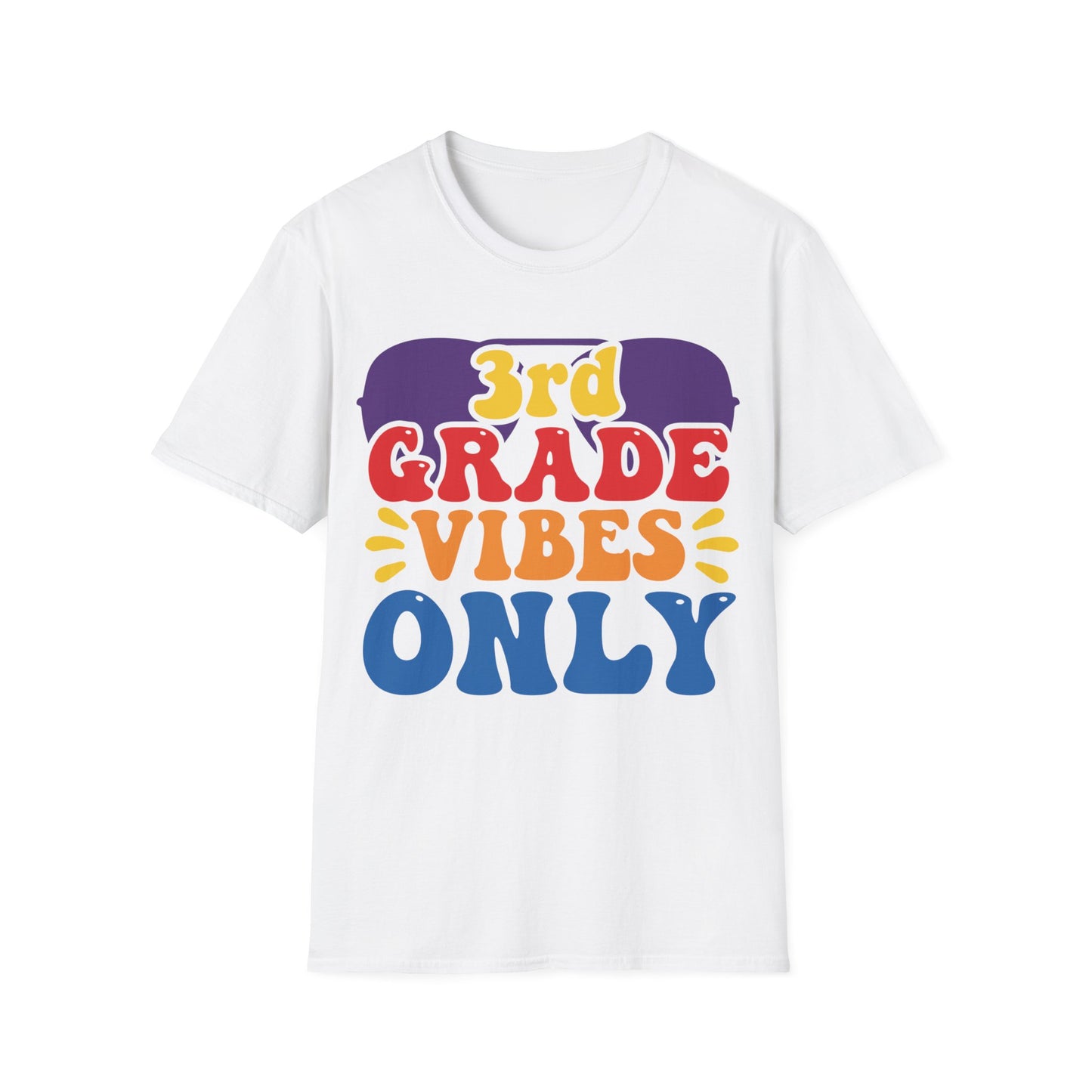 3rd Grade Vibes Only - Back To School Unisex Short Sleeve T-Shirt