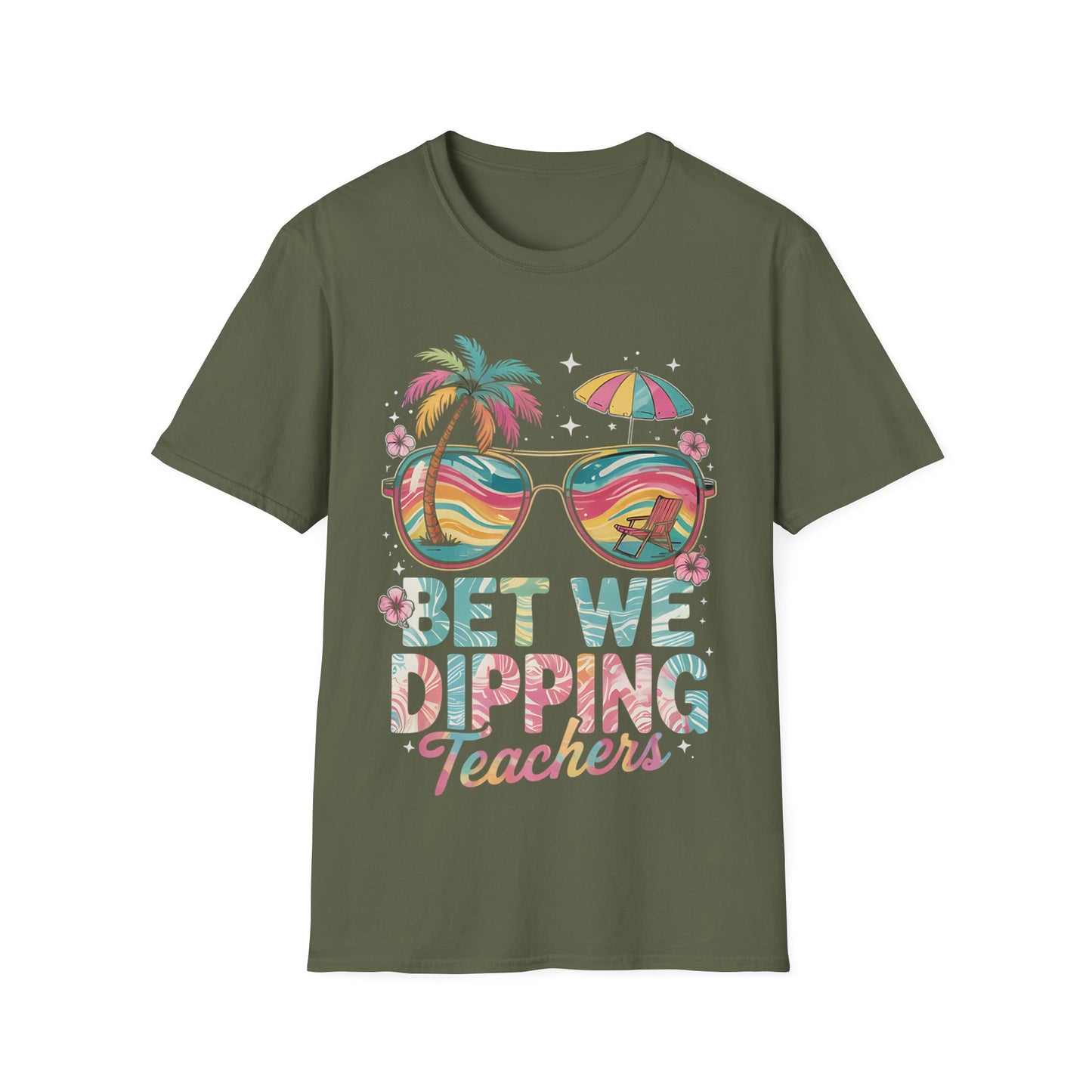 Bet We Dipping Teacher's Unisex Short Sleeve T-Shirt