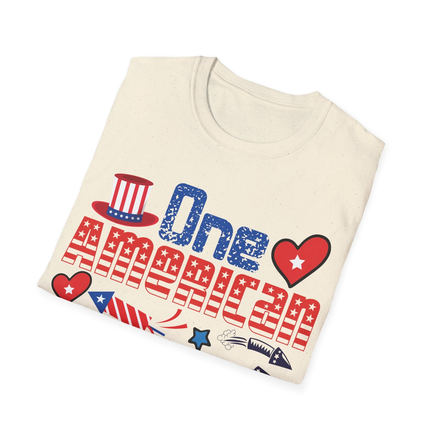 One American Teacher 4th July Celebration - Unisex Short Sleeve T-Shirt