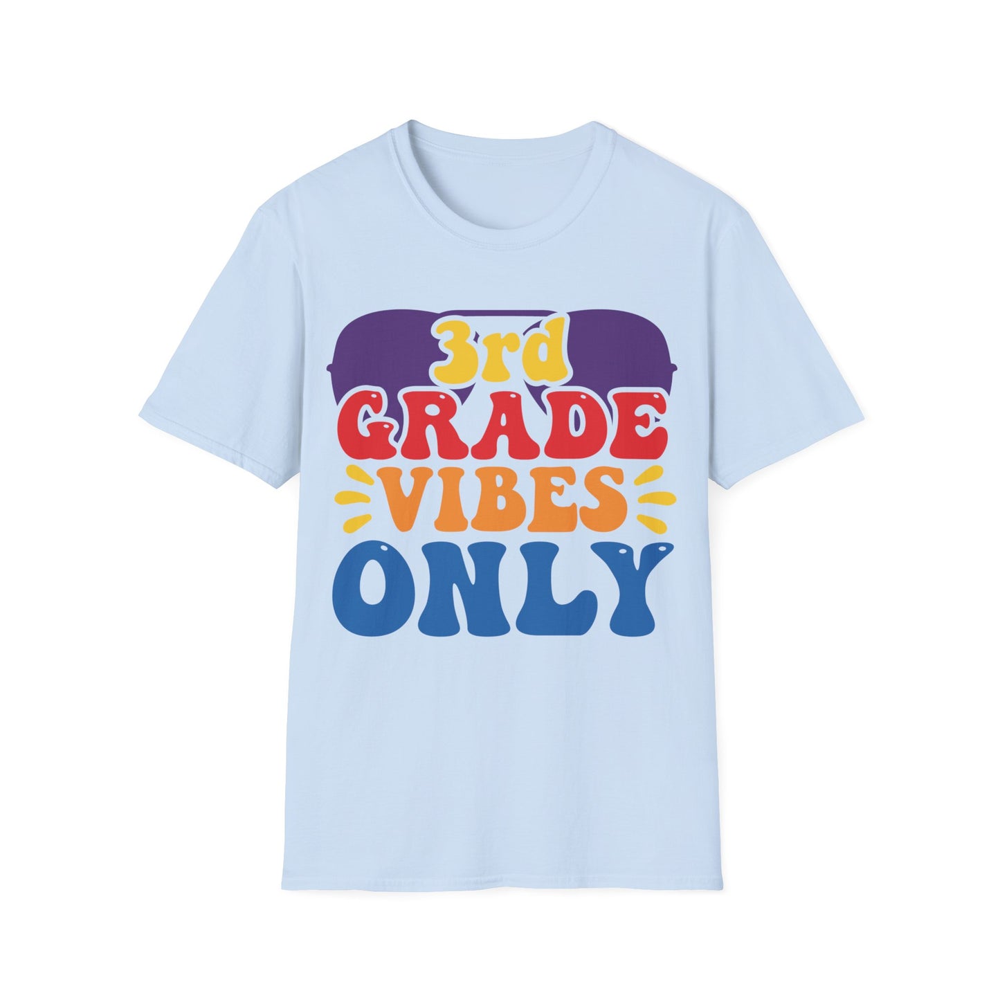 3rd Grade Vibes Only - Back To School Unisex Short Sleeve T-Shirt