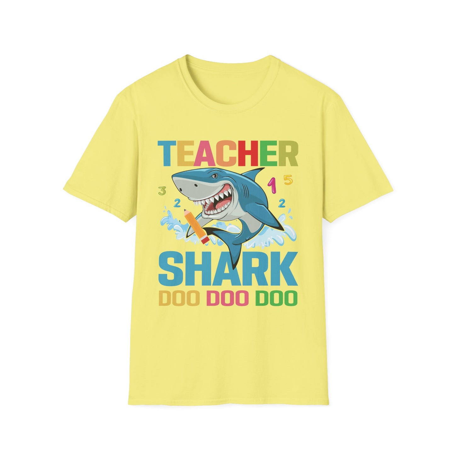 Teacher Shark - Humour, Cheerful Unisex Short Sleeve T-Shirt