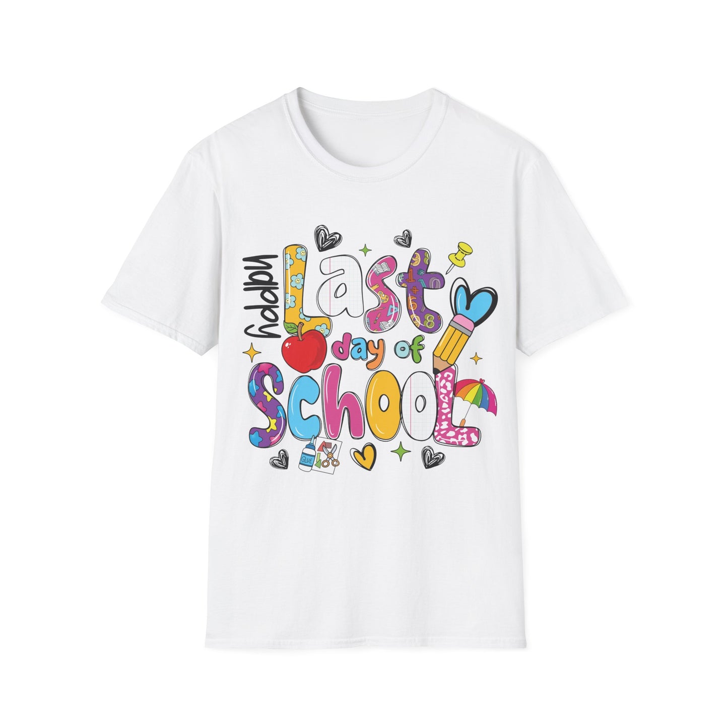 Last Day Of School Graphic - Teacher's Unisex Short Sleeve T-Shirt