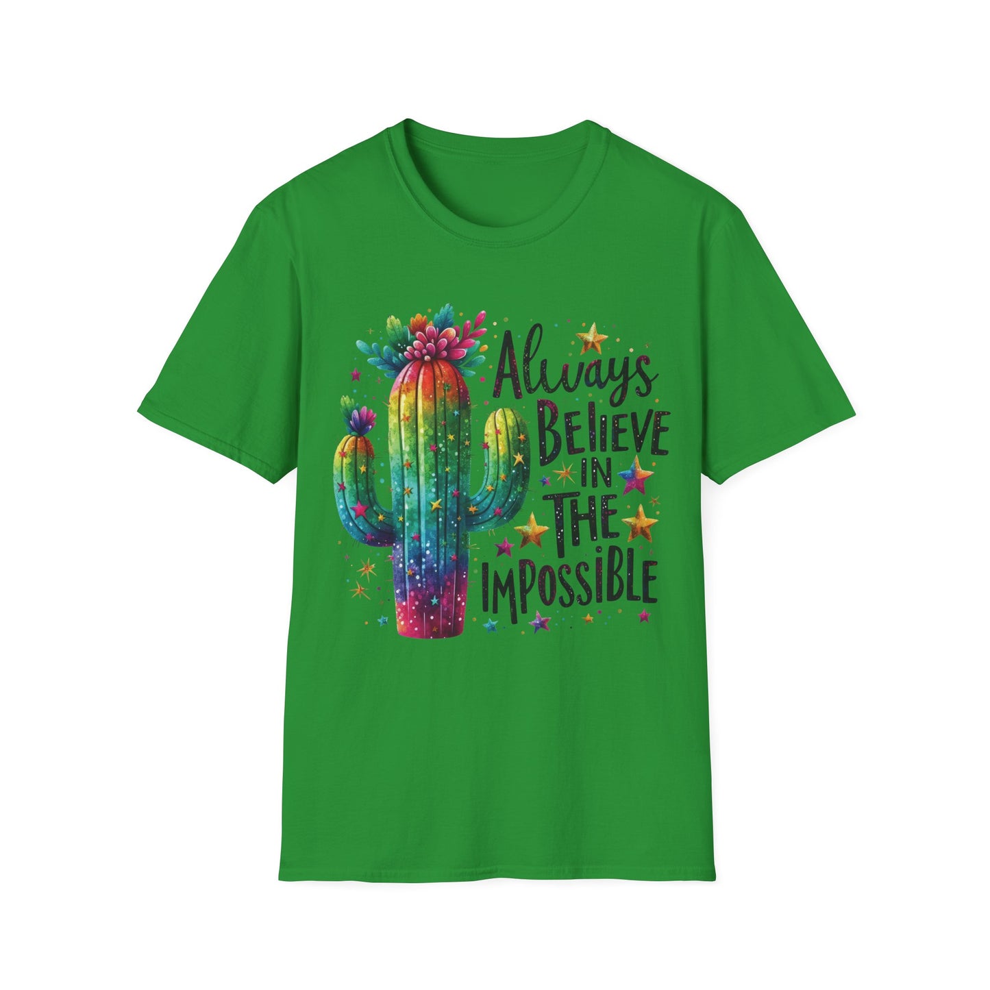 Always Believe In The Impossible - Motivational Teacher's Unisex Short Sleeve T-Shirt