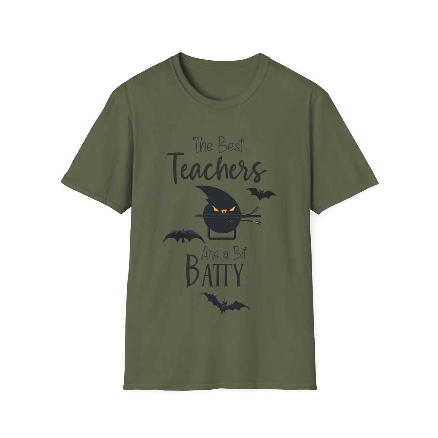 The Best Teachers Are a Bit Batty T-Shirt | Funny Halloween Teacher Tee