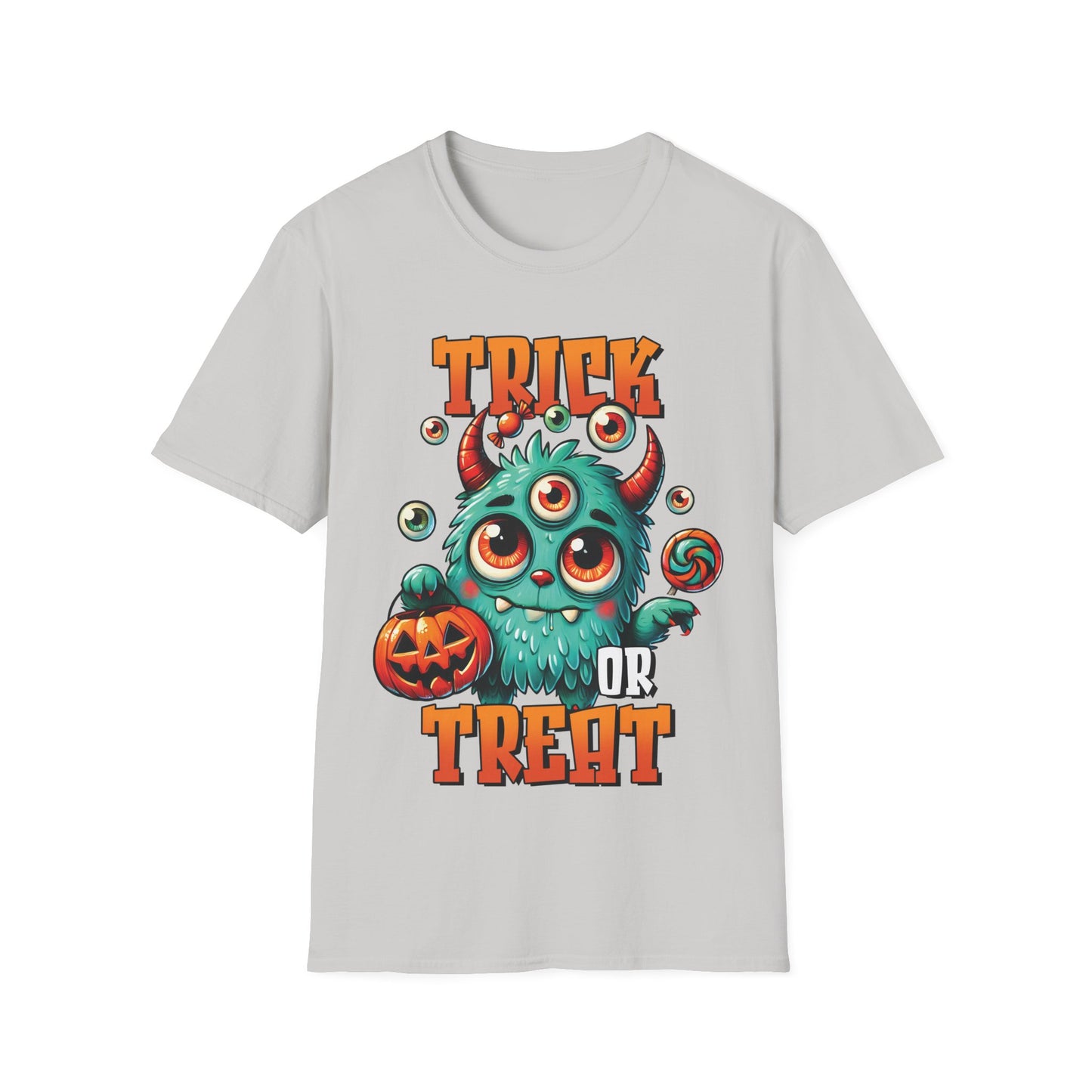 Trick or Treat Monster T-Shirt | Cute Halloween Teacher Tee