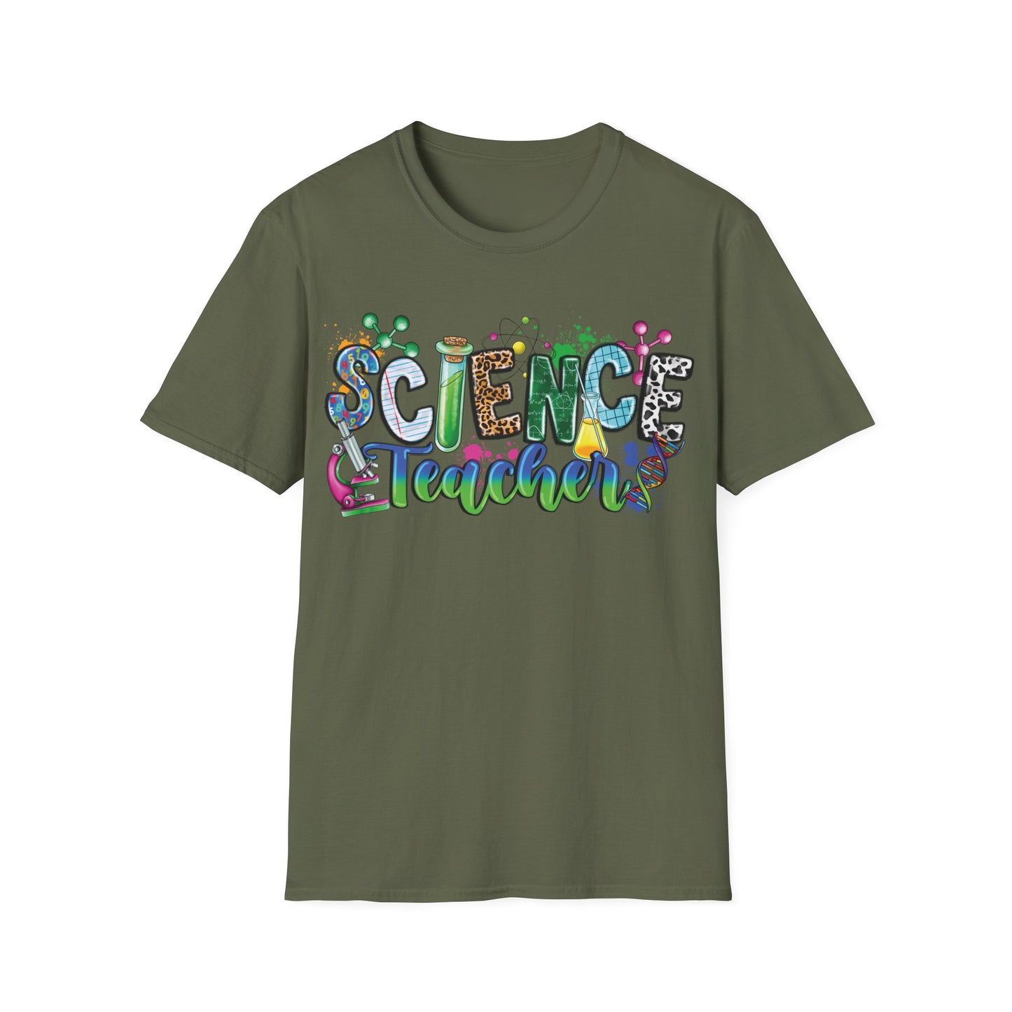Science Teacher - Cheerful Unisex Short Sleeve T-Shirt