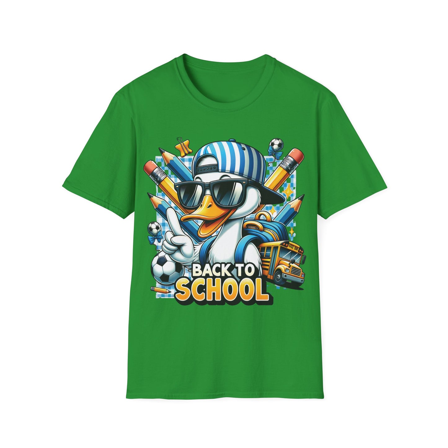 Cool Duck - Back To School Unisex Short Sleeve T-Shirt