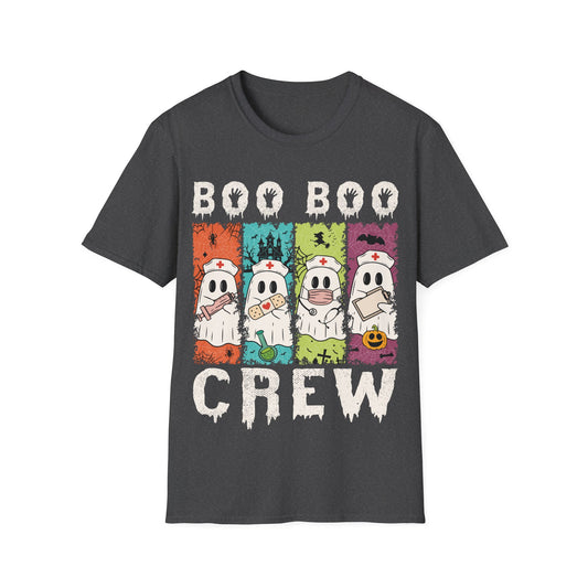 Boo Boo Crew Halloween T-Shirt | Cute Ghost Squad Spooky Tee