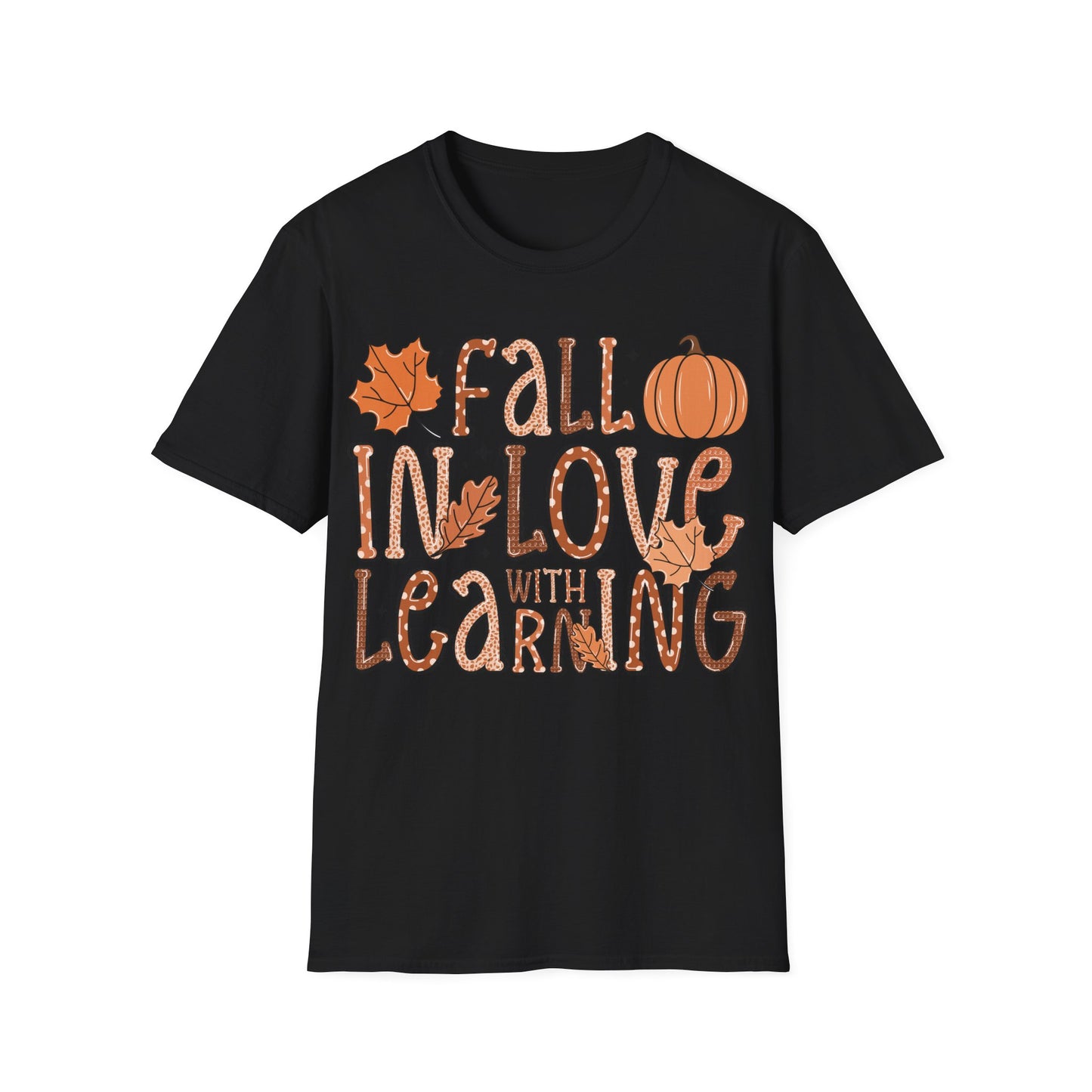 Fall in Love with Learning Shirt – Cute Teacher + Fall Classroom T-Shirt