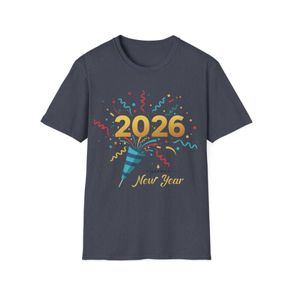 Happy New Year 2026 Shirt – Festive New Year’s Eve Party + Celebration T-Shirt