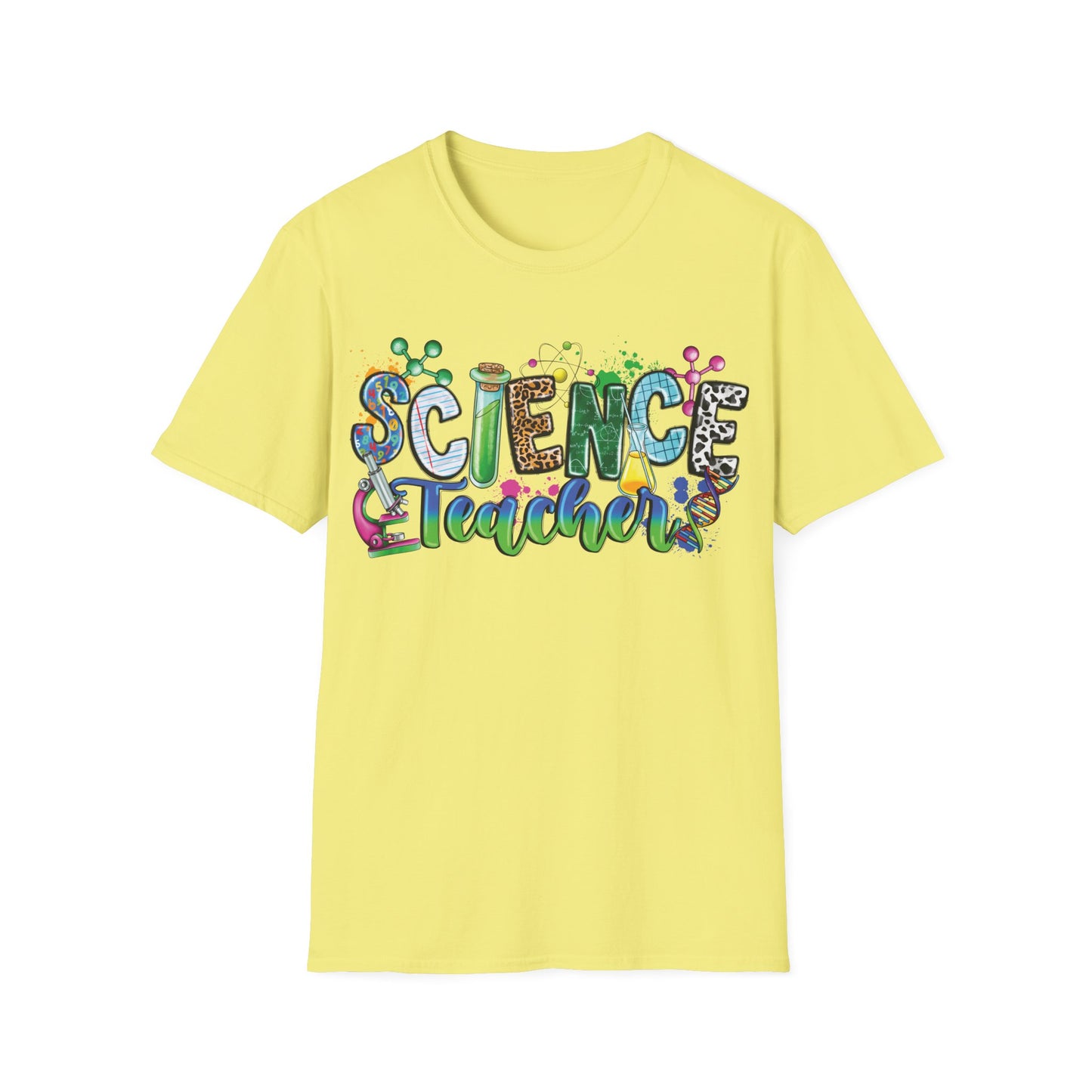 Science Teacher - Cheerful Unisex Short Sleeve T-Shirt
