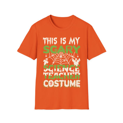 This Is My Scary Science Teacher Costume Halloween T-Shirt For Science Teachers