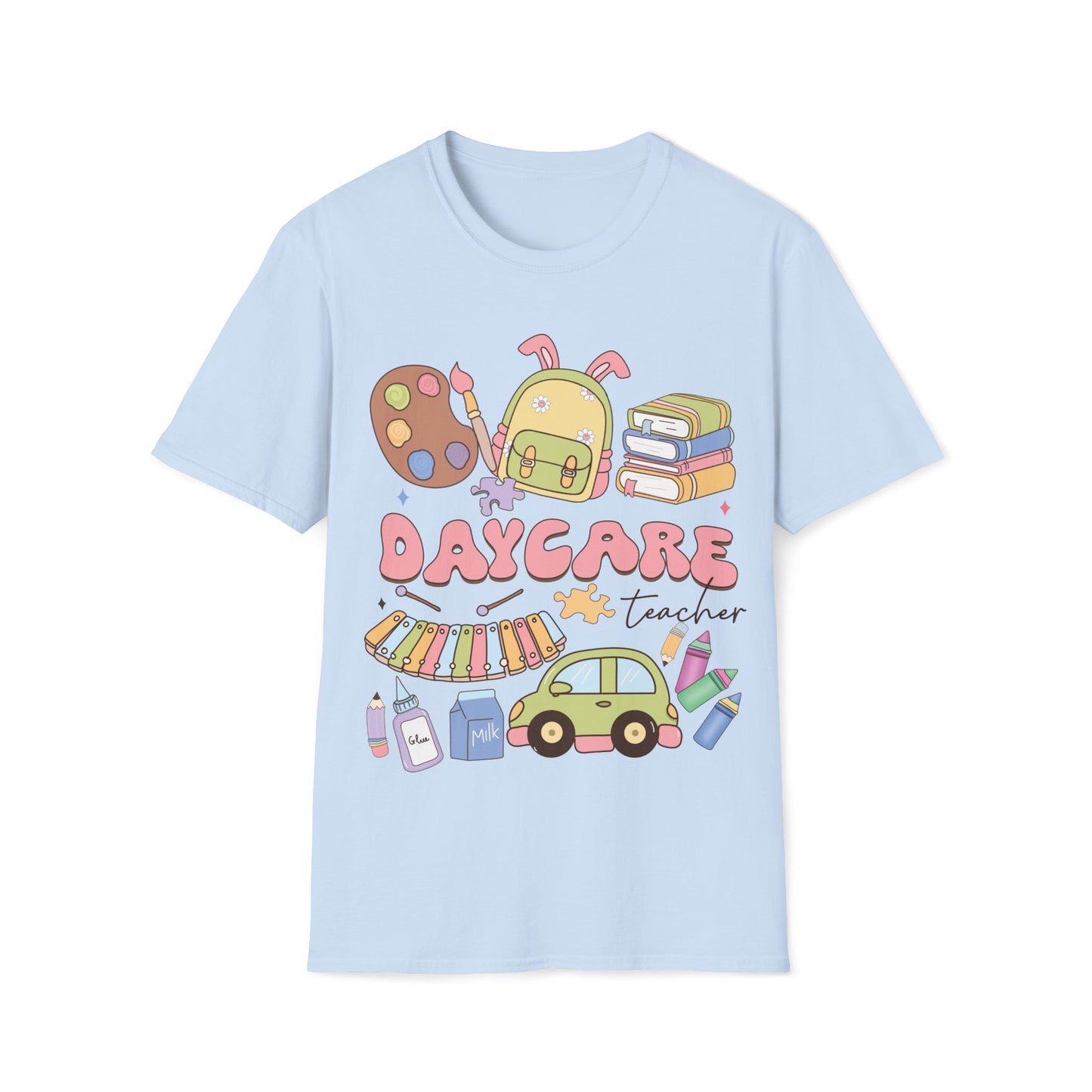 Daycare Teacher - Cute, Graphic, Playful Teacher T-shirt - Back to School