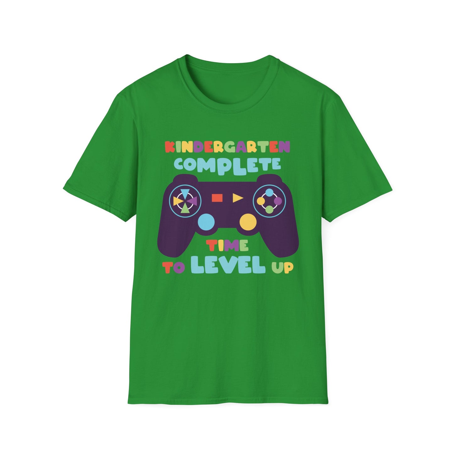 Kindergarten Complete Gamer Tee - Time to Level Up Unisex Short Sleeve T-Shirts