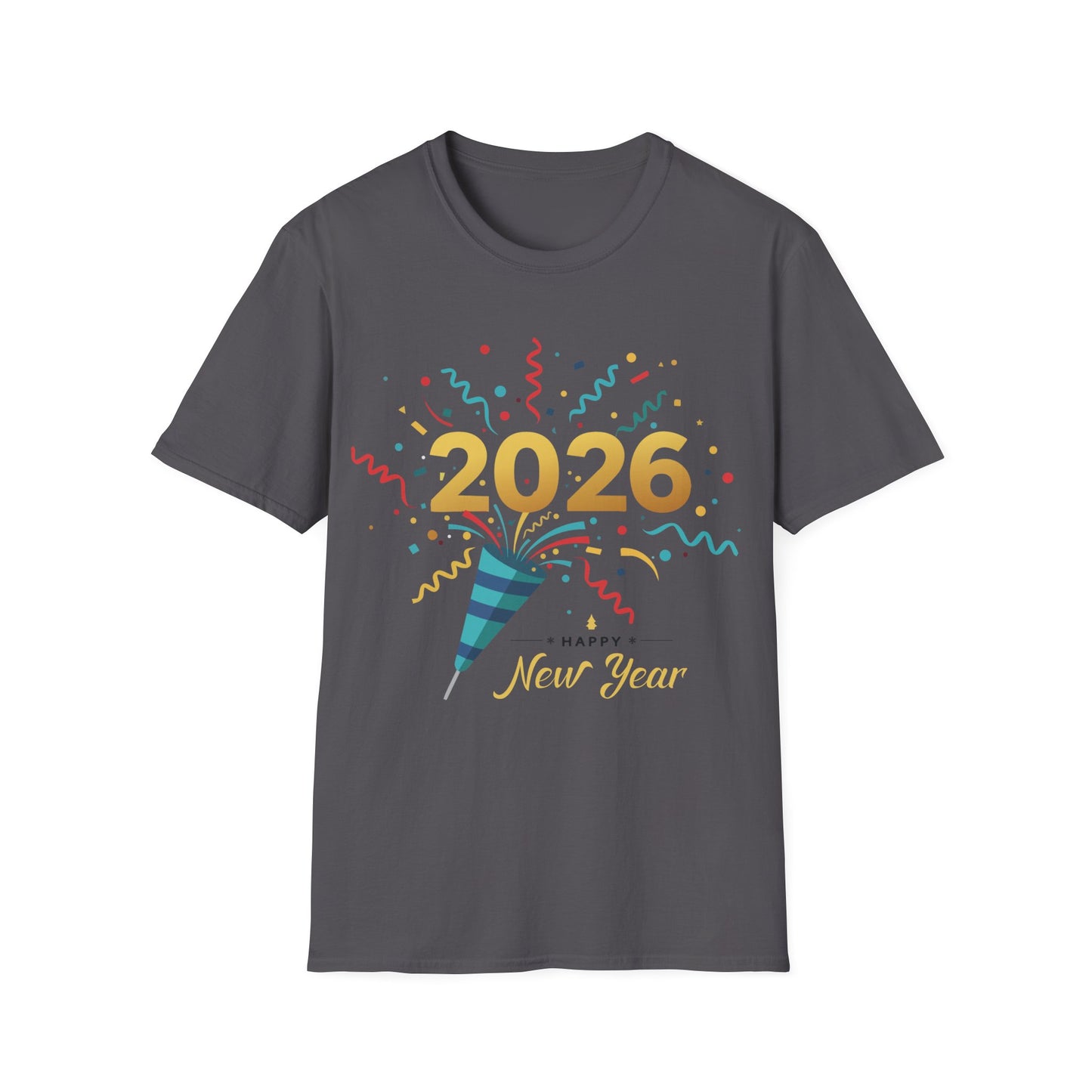 Happy New Year 2026 Shirt – Festive New Year’s Eve Party + Celebration T-Shirt