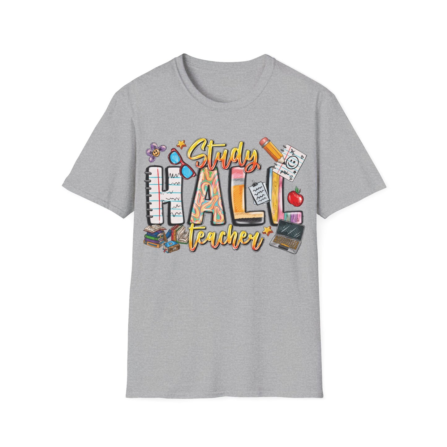 Study Hall Teacher - Cheerful Unisex Short Sleeve T-Shirt