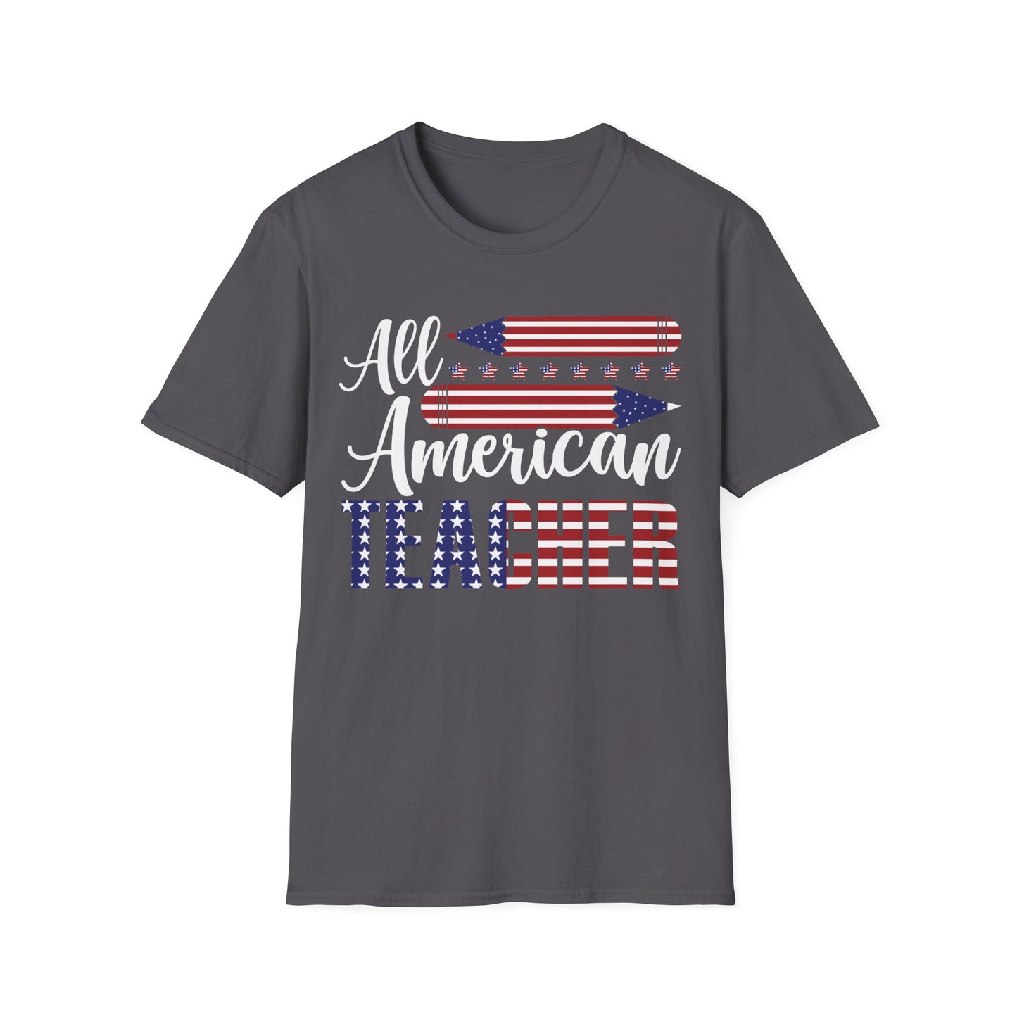 All American Teacher - Unisex Short Sleeve T-Shirt