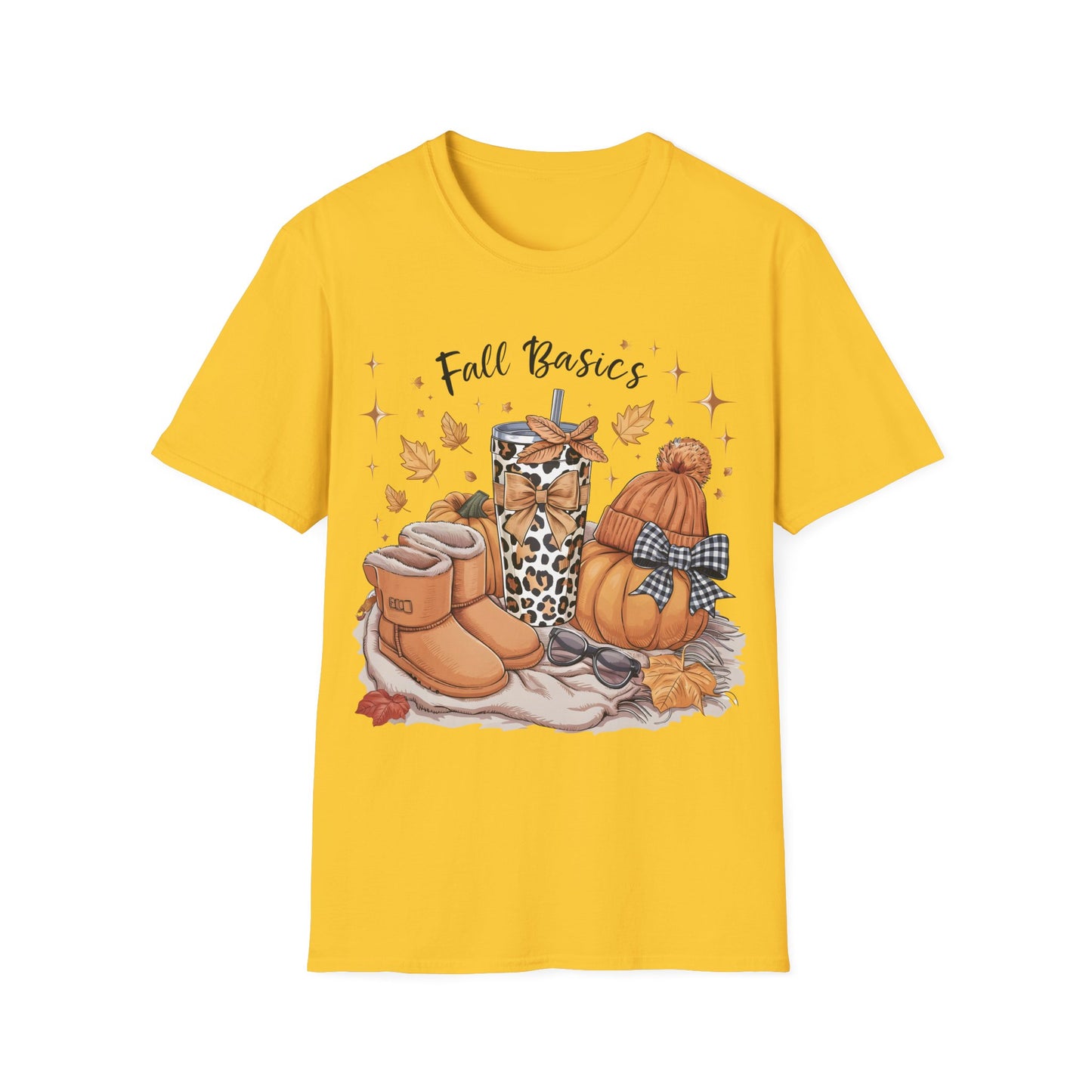 Fall Basics Shirt – Cozy Autumn Outfit Pumpkin Spice Graphic Tee