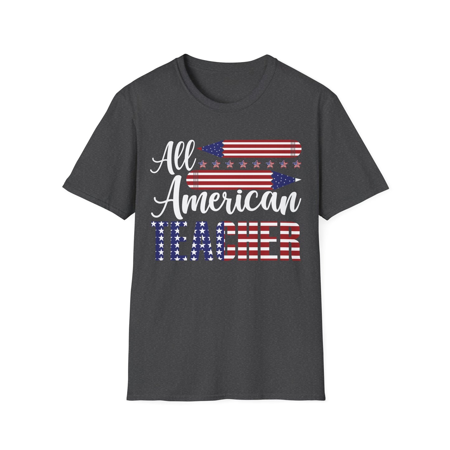All American Teacher - Unisex Short Sleeve T-Shirt