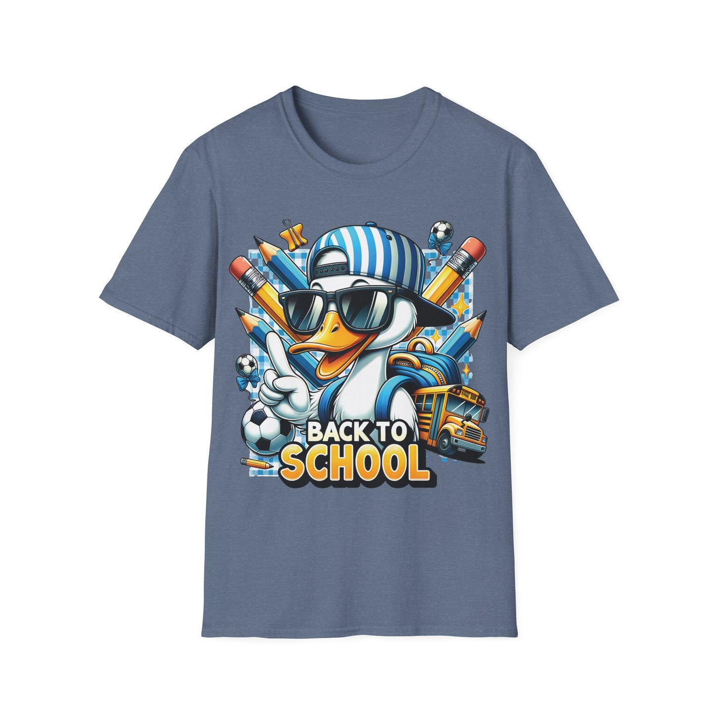 Cool Duck - Back To School Unisex Short Sleeve T-Shirt