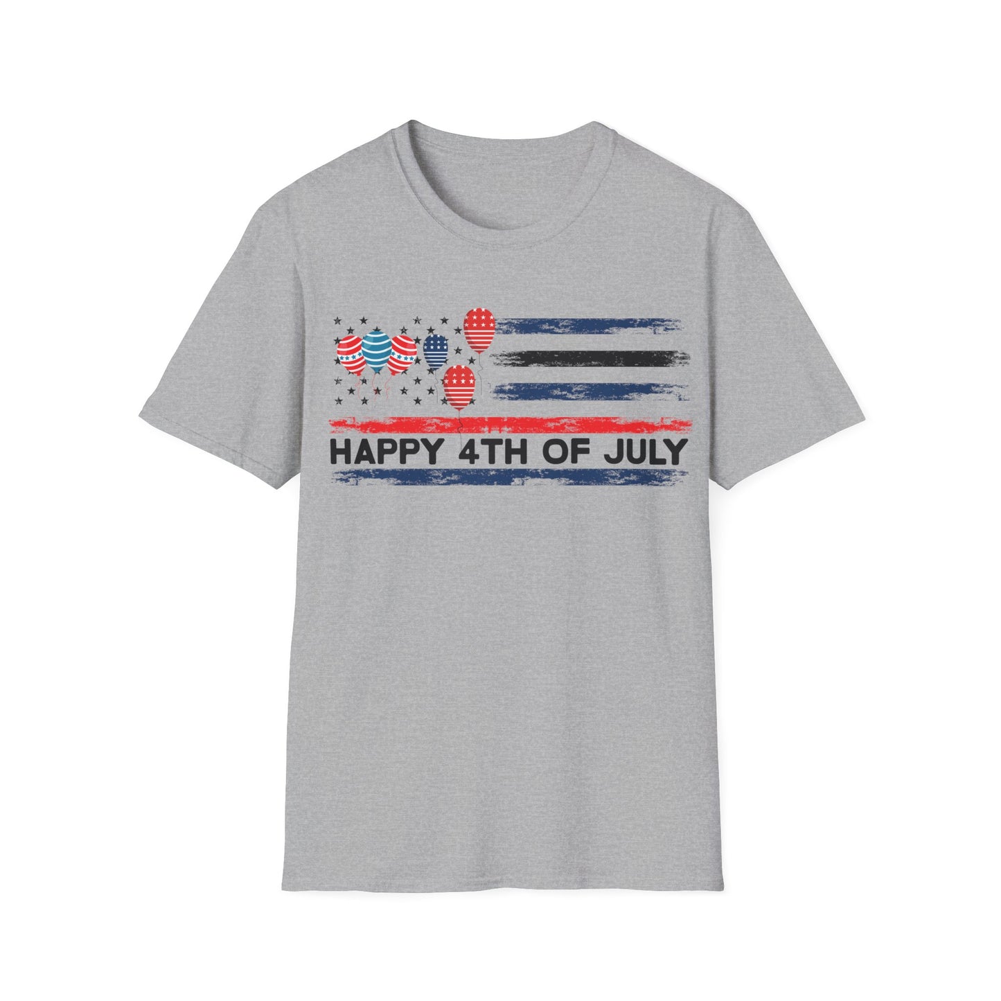 Happy 4th July - Unisex Short Sleeve T-Shirt
