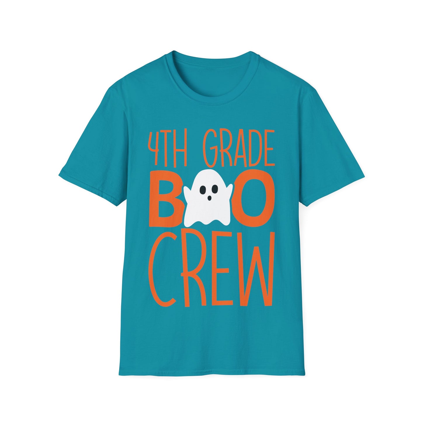4th Grade Boo Crew Shirt | Spooky Ghost Halloween School Spirit T-Shirt