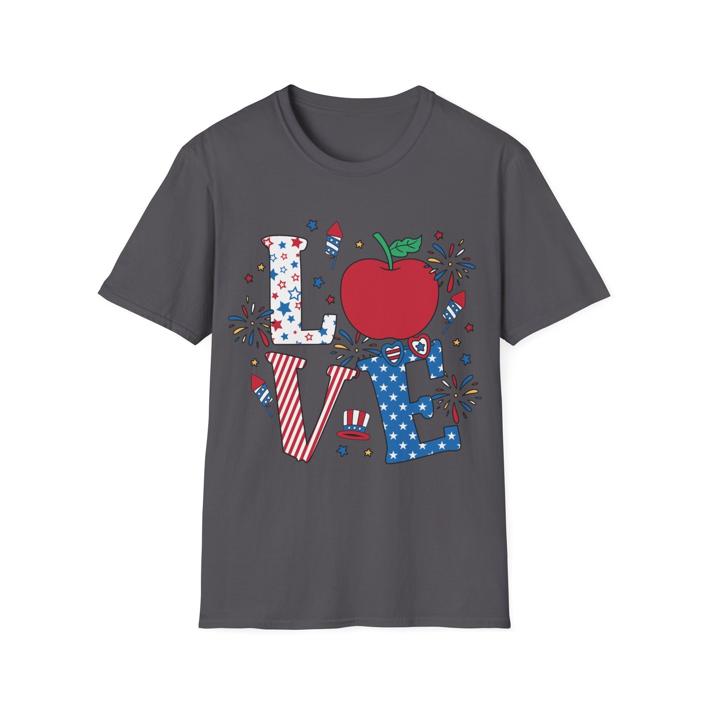 Love - Teacher - Unisex Short Sleeve T-Shirt
