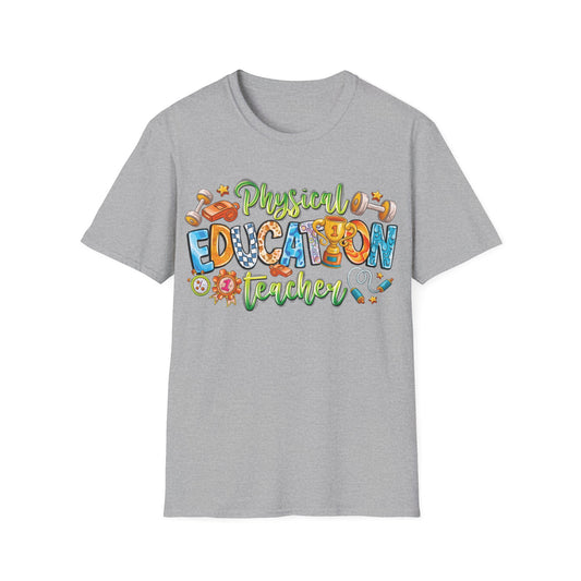 Physical Education Teacher - Cheerful Unisex Short Sleeve T-Shirt