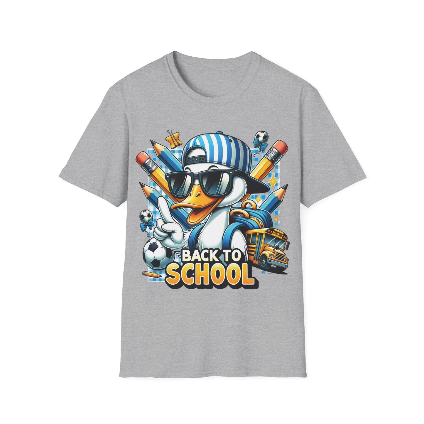 Cool Duck - Back To School Unisex Short Sleeve T-Shirt