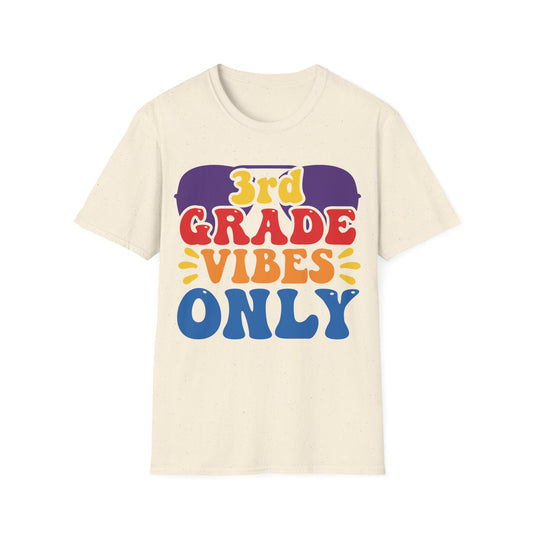 3rd Grade Vibes Only - Back To School Unisex Short Sleeve T-Shirt