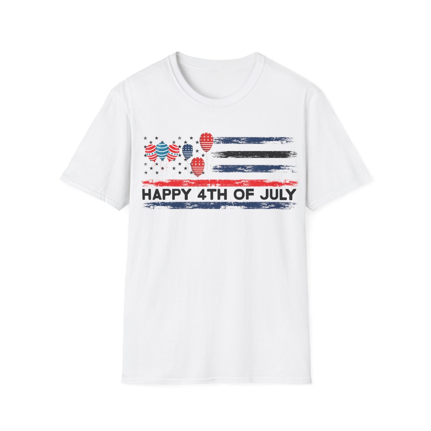 Happy 4th July - Unisex Short Sleeve T-Shirt