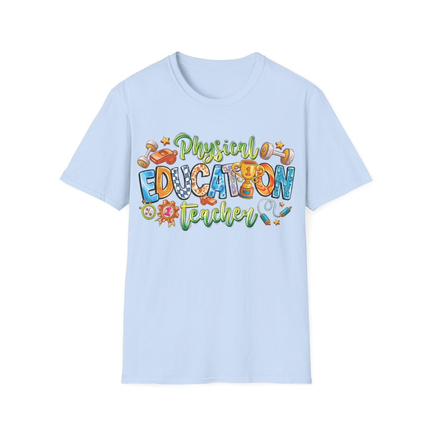 Physical Education Teacher - Cheerful Unisex Short Sleeve T-Shirt