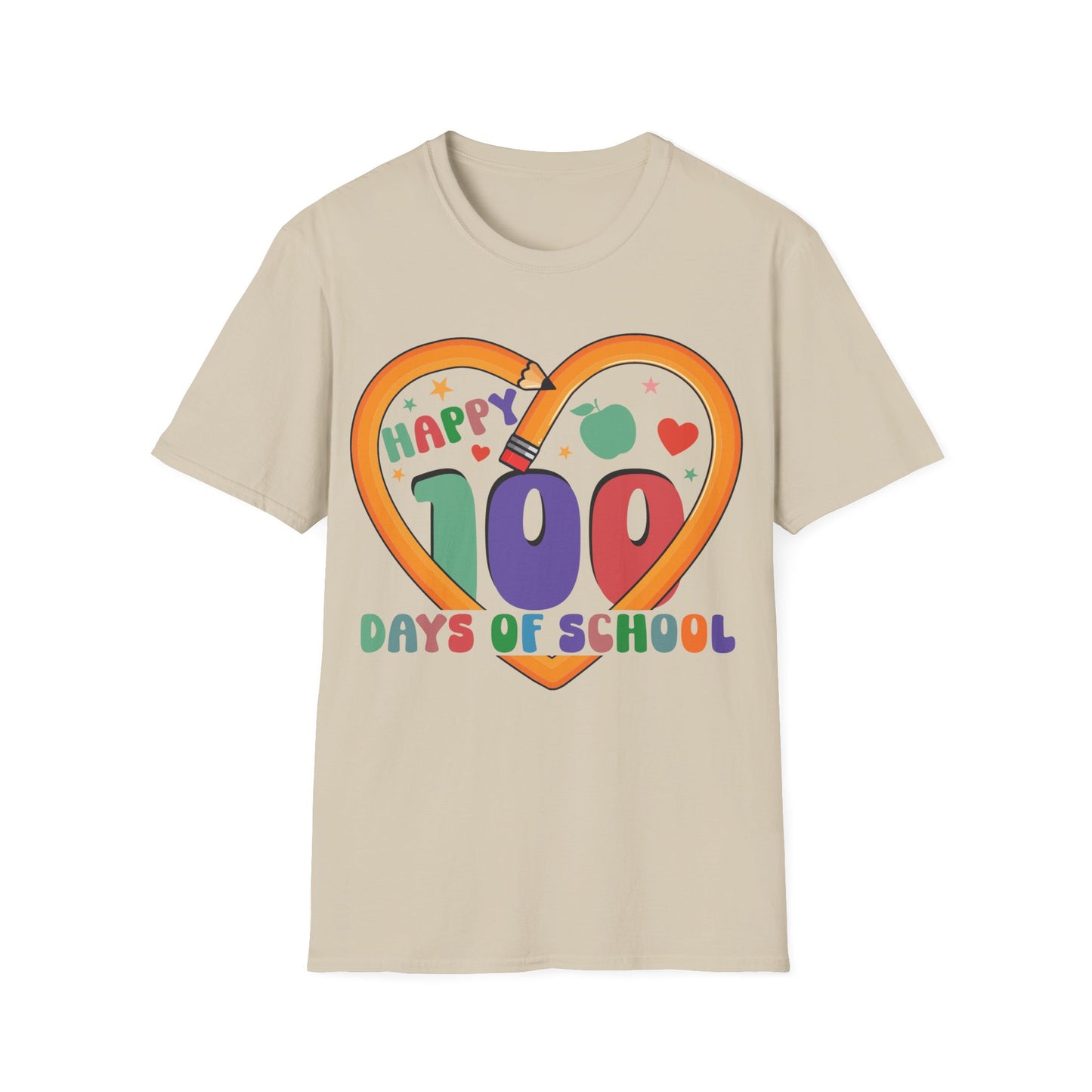 Happy 100 Days of School Unisex Jersey T-Shirt