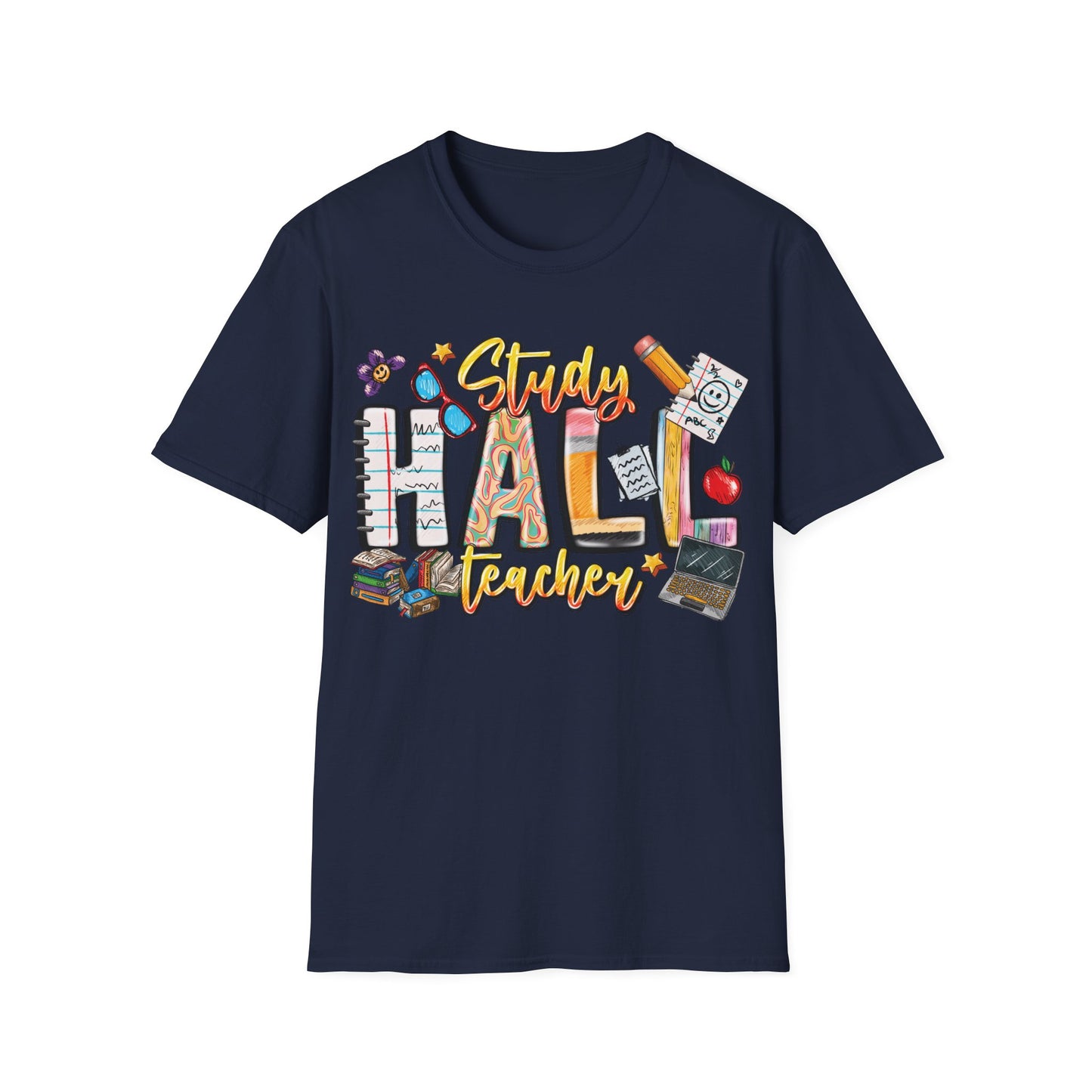 Study Hall Teacher - Cheerful Unisex Short Sleeve T-Shirt