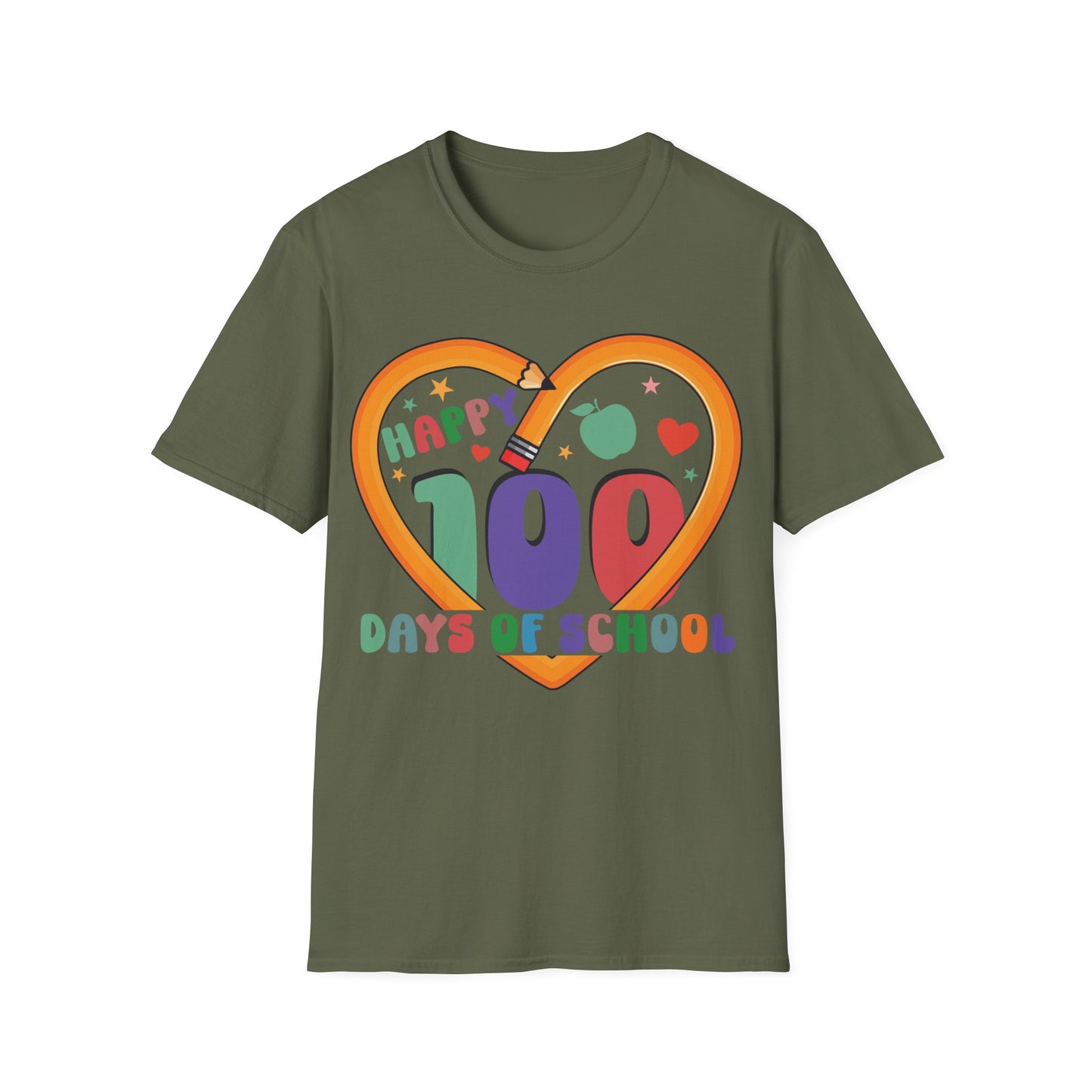 Happy 100 Days of School Unisex Jersey T-Shirt