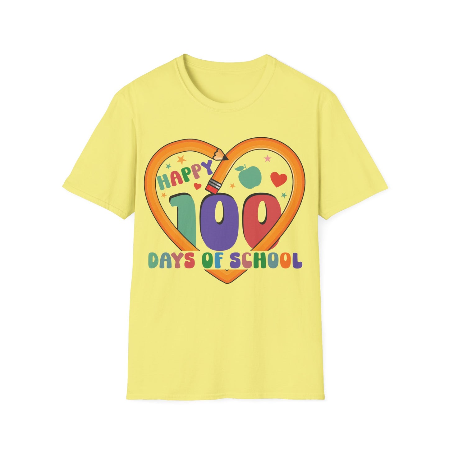 Happy 100 Days of School Unisex Jersey T-Shirt