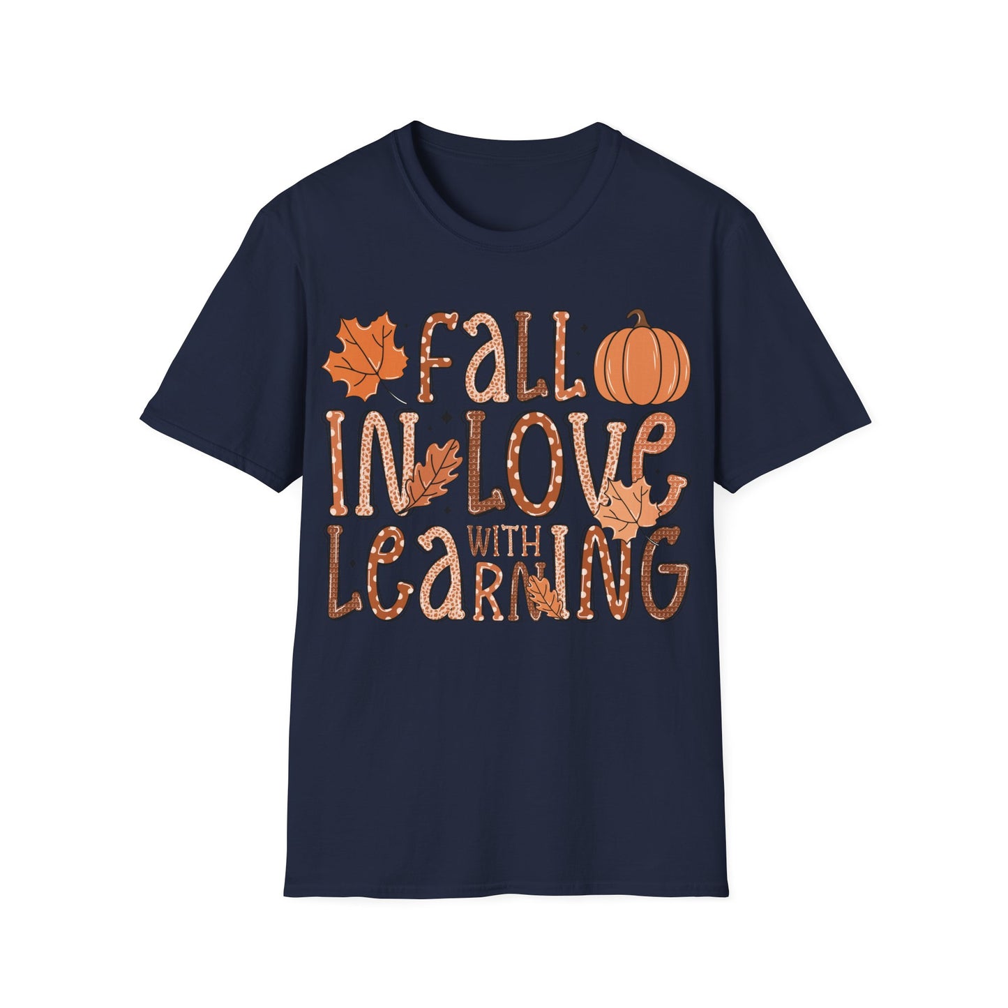 Fall in Love with Learning Shirt – Cute Teacher + Fall Classroom T-Shirt