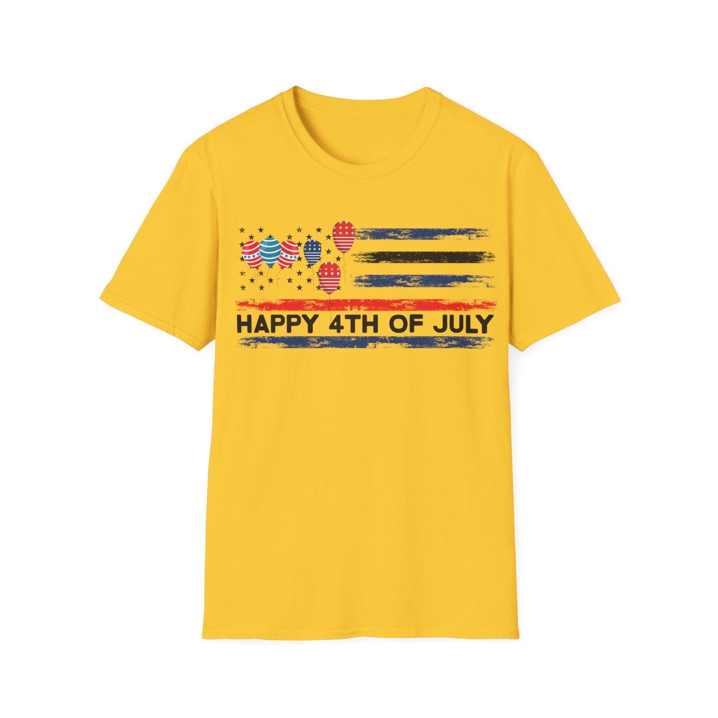 Happy 4th July - Unisex Short Sleeve T-Shirt