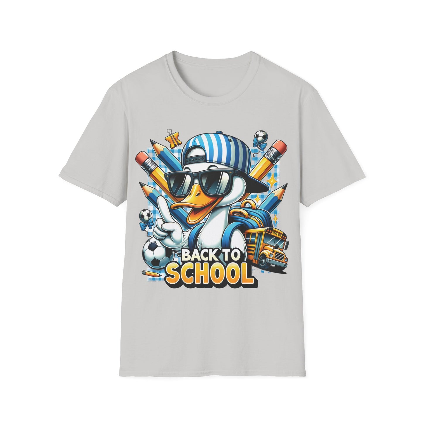 Cool Duck - Back To School Unisex Short Sleeve T-Shirt