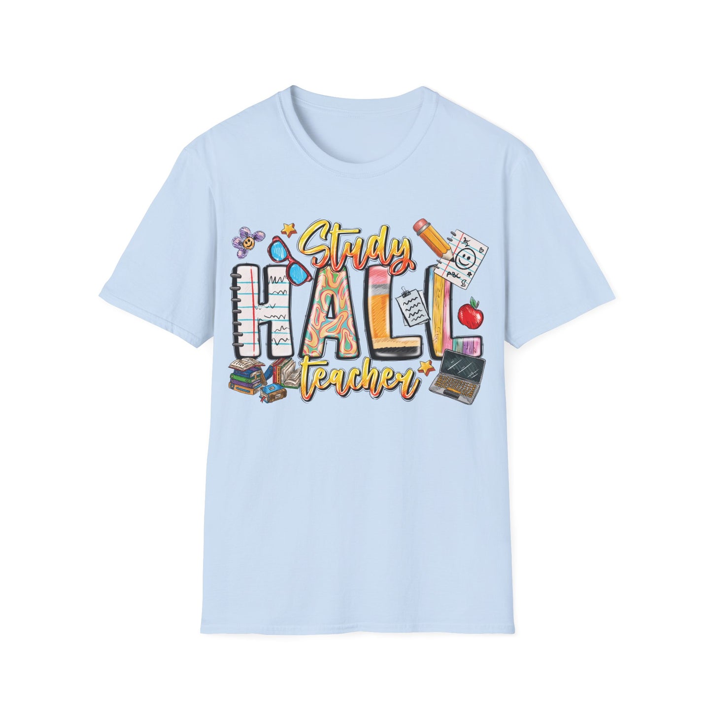 Study Hall Teacher - Cheerful Unisex Short Sleeve T-Shirt