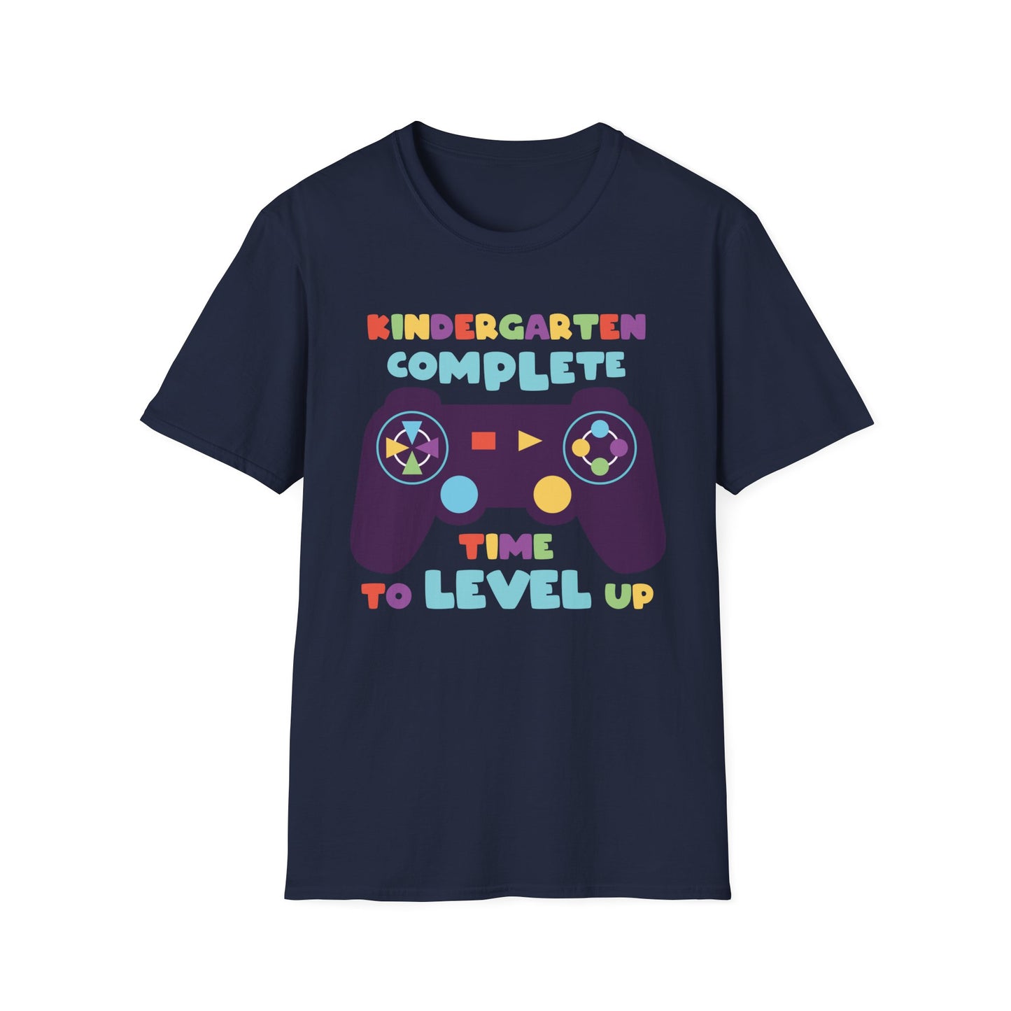 Kindergarten Complete Gamer Tee - Time to Level Up Unisex Short Sleeve T-Shirts