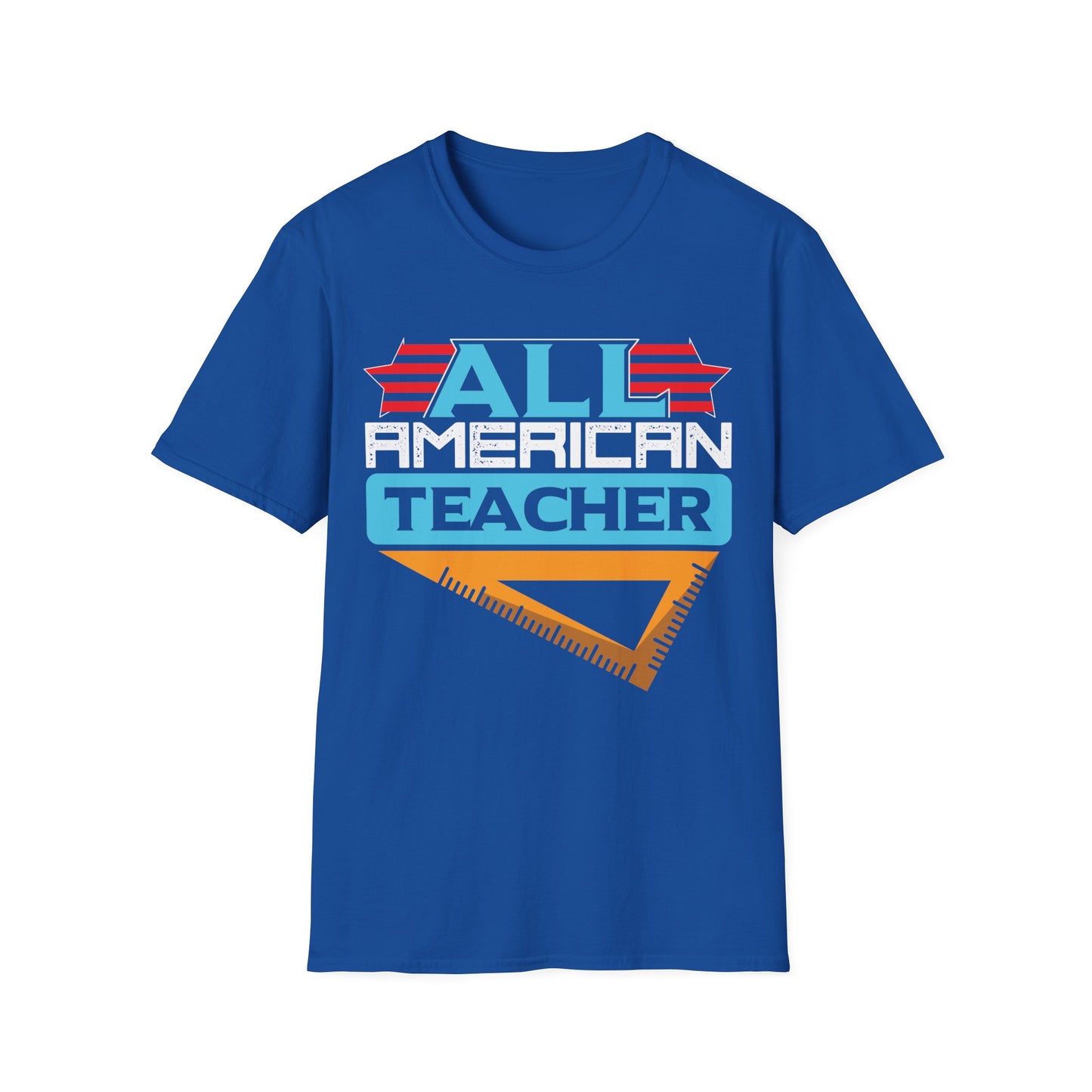 All American Teacher - Unisex Short Sleeve T-Shirt