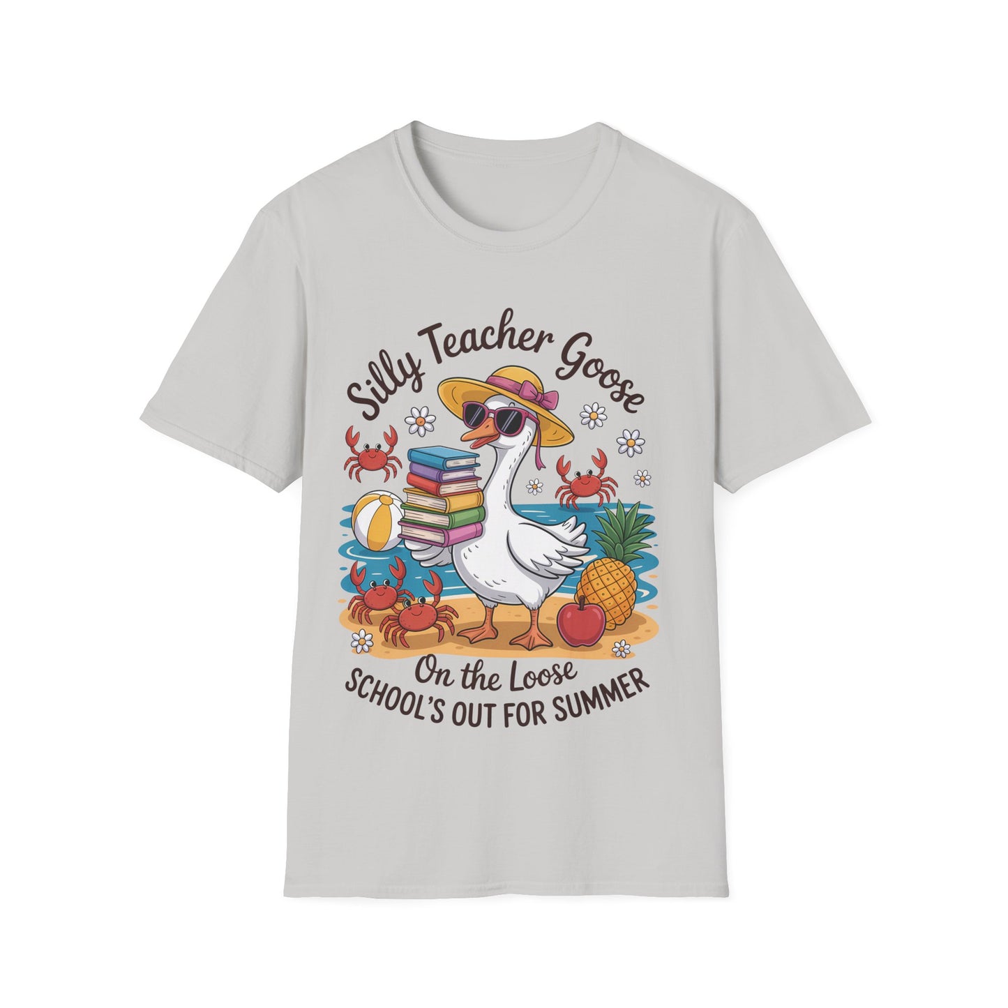 Silly Teacher Goose - Teacher's Unisex Short Sleeve T-Shirt