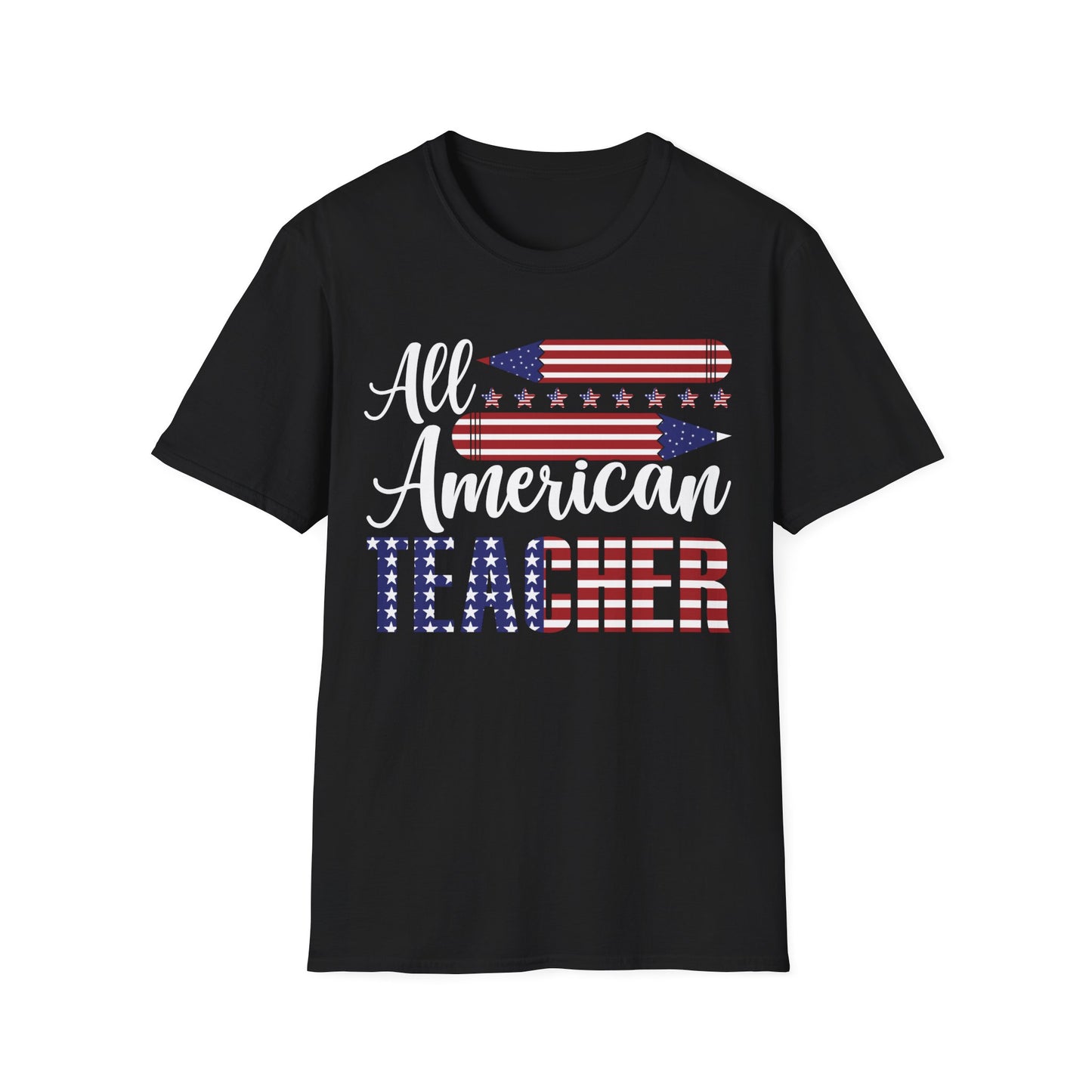 All American Teacher - Unisex Short Sleeve T-Shirt