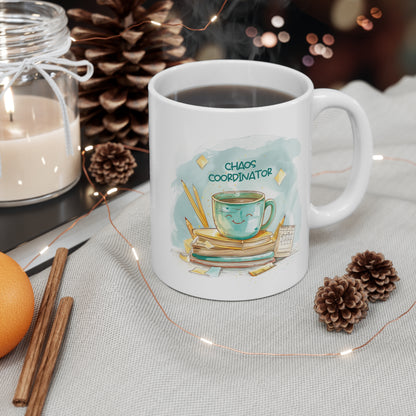 Chaos Coordinator Teacher Mug – Funny Teacher Gift for Coffee Lovers, Back to School Teacher Present