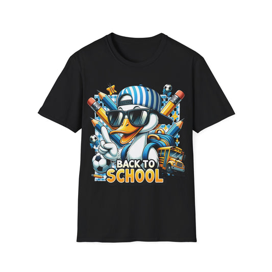 Cool Duck - Back To School Unisex Short Sleeve T-Shirt