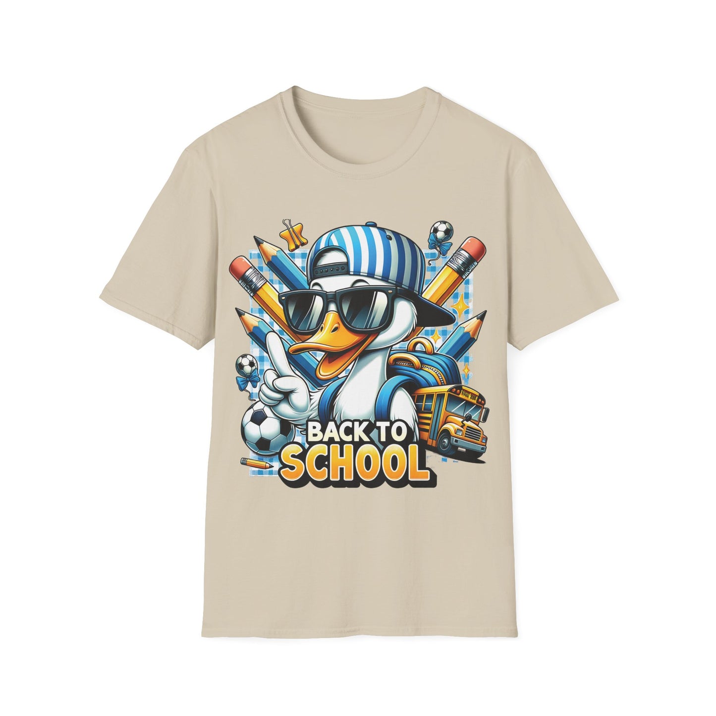 Cool Duck - Back To School Unisex Short Sleeve T-Shirt