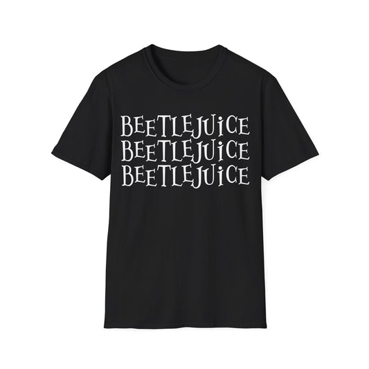 Beetlejuice x3 Spooky Teacher T-Shirt | Funny Halloween Graphic Tee